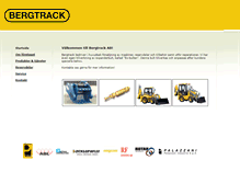 Tablet Screenshot of bergtrack.se